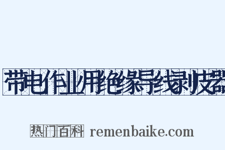 带电作业用绝缘导线剥皮器是什么意思的图片